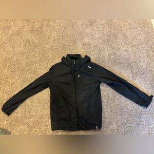 Black Bomber Rain Resistant Jacket